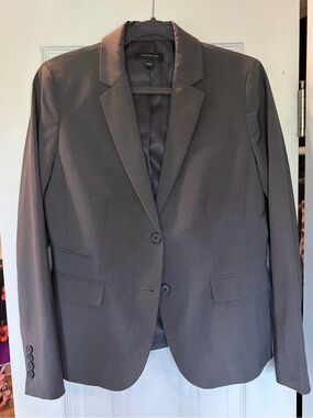 Ann Taylor Women's Dark Gray Tailored Blazer